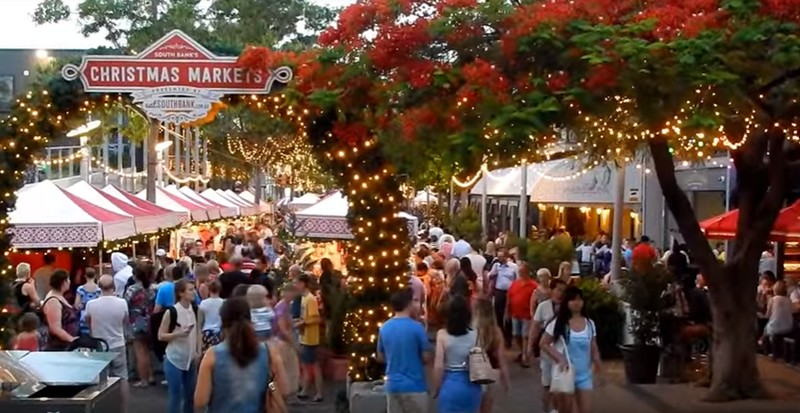 South Bank Christmas Markets and City Lights